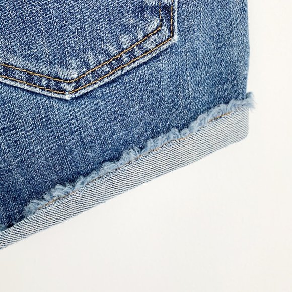 ❌SOLD-Joe's Tory Wash Rolled Hem Jean Shorts 27 - Picture 5 of 7